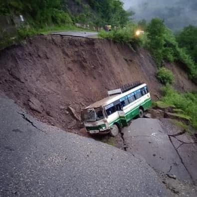 Landslide in Himachal
