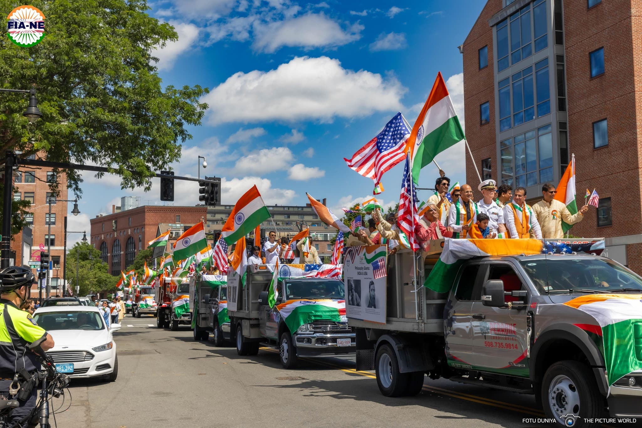 India Day Parade at Boston Harbor
