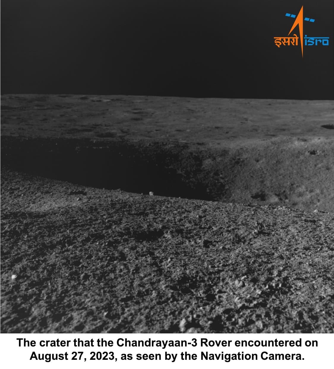Crater on Moon's surface