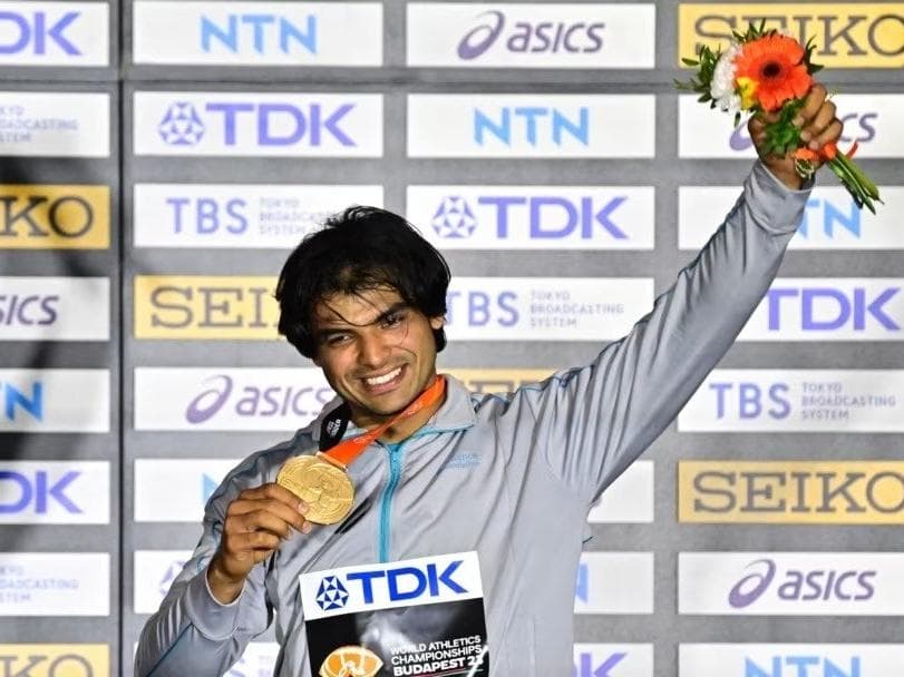 World champion Neeraj Chopra 