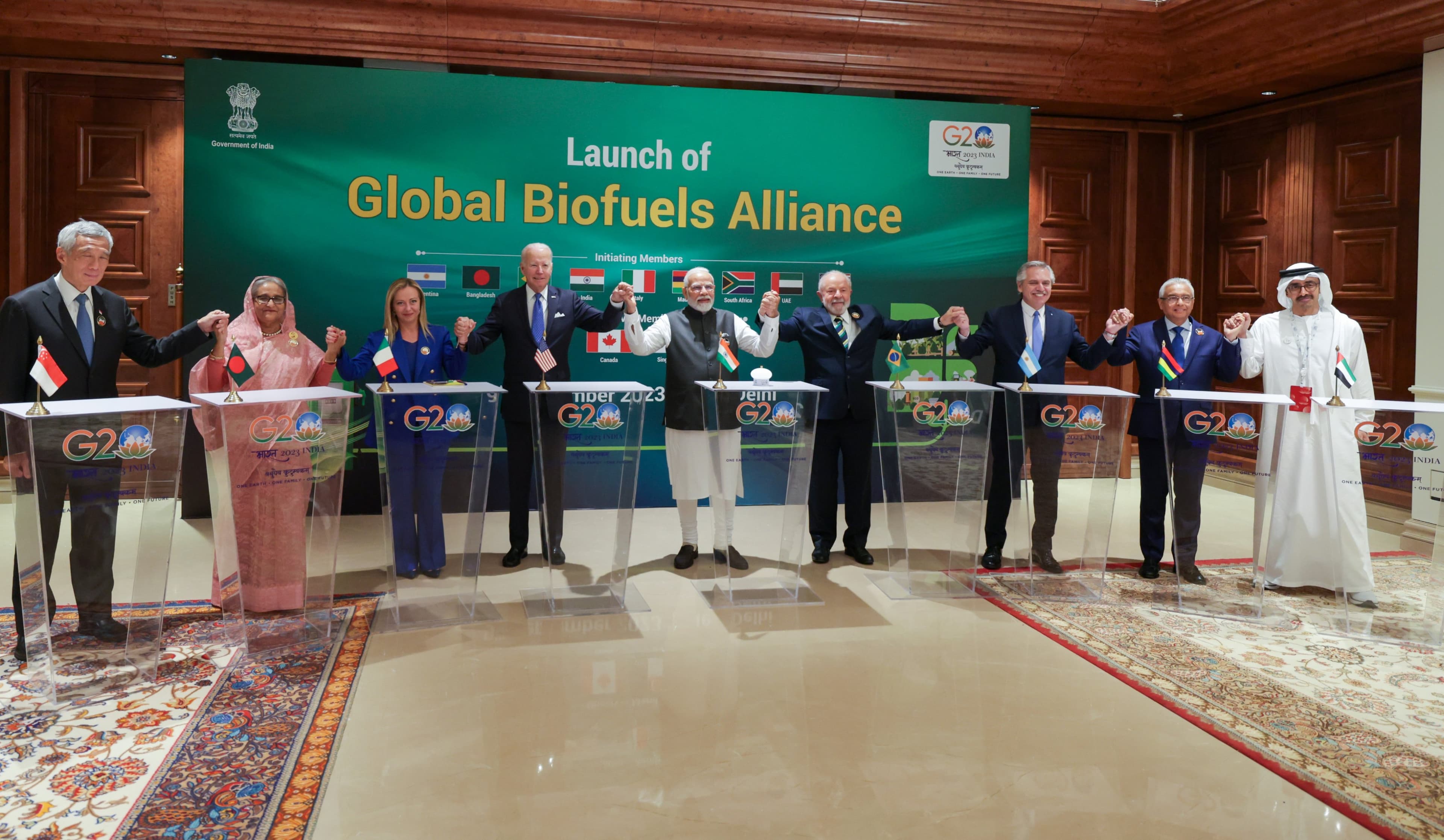 India spearheaded the launch of the alliance 