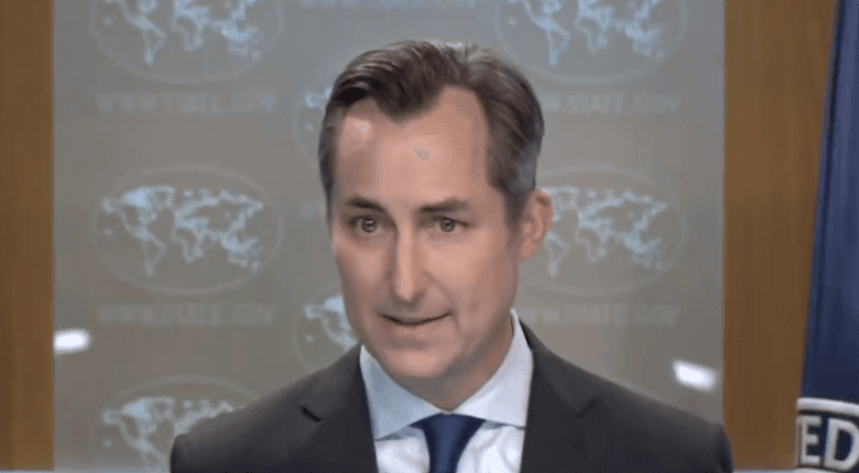 State Department spokesperson Matthew Miller