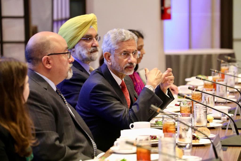 External Affairs Minister S Jaishankar at a USIBC event 
