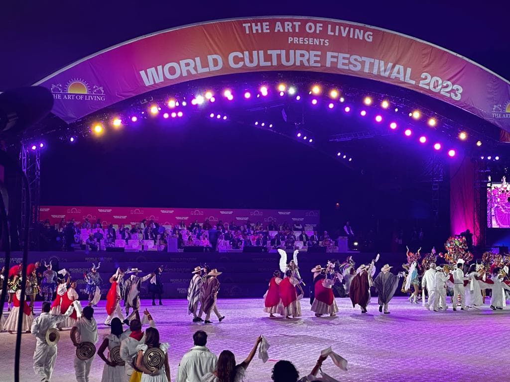 Inaugural of the World Culture Festival 2023