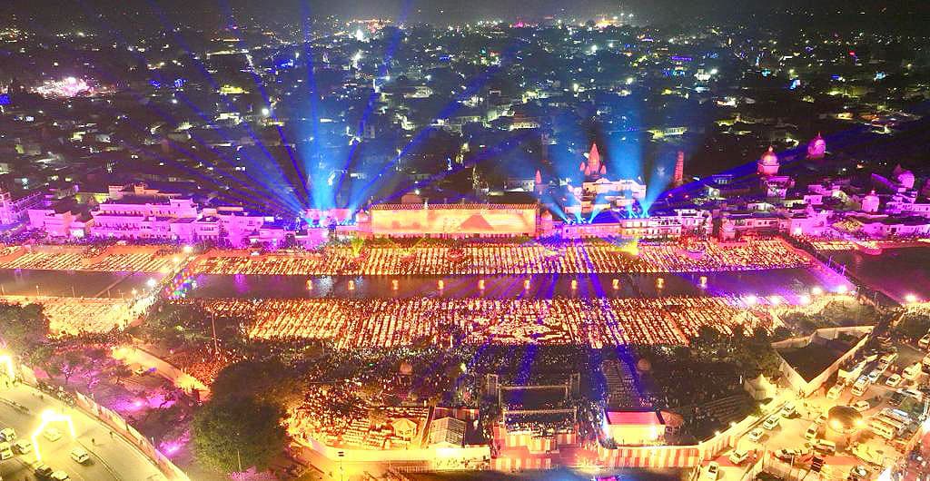Aerial view of the Diyas