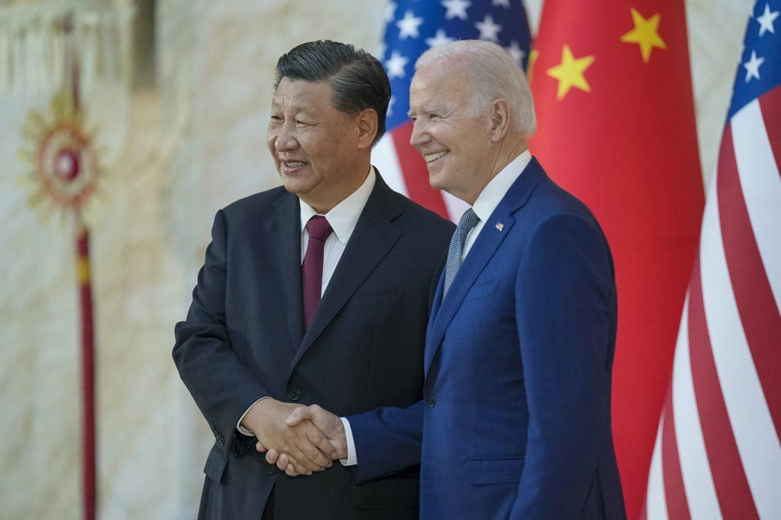 President Joe Biden and President Xi Jinping from their meeting in 2022. 