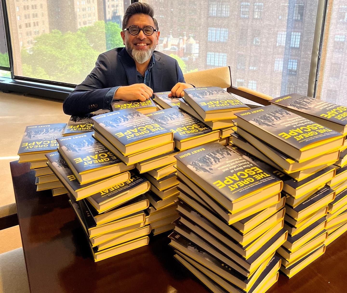 Saket Soni author of The Great Escape