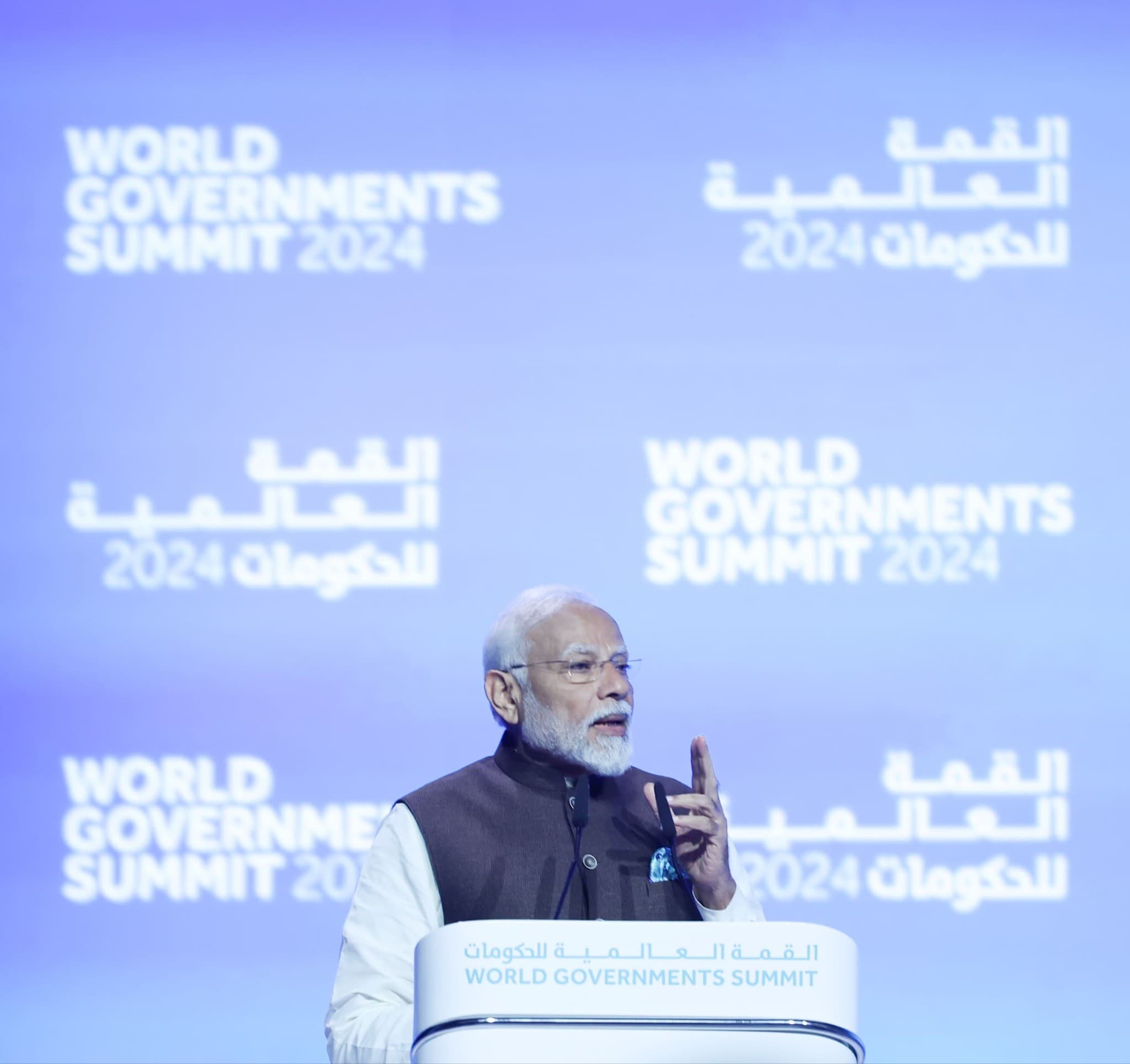 PM Modi participates in World Governments Summit 2024 in Dubai