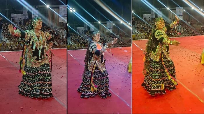 આયોજિત હોળી ધુળેટી નાં કાર્યકમ માં સુરત ખાતે 53 વર્ષીય ગુલાબો સપેરા