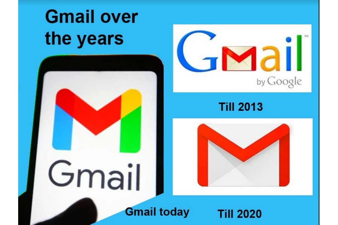 The Gmail logo has evolved over the years