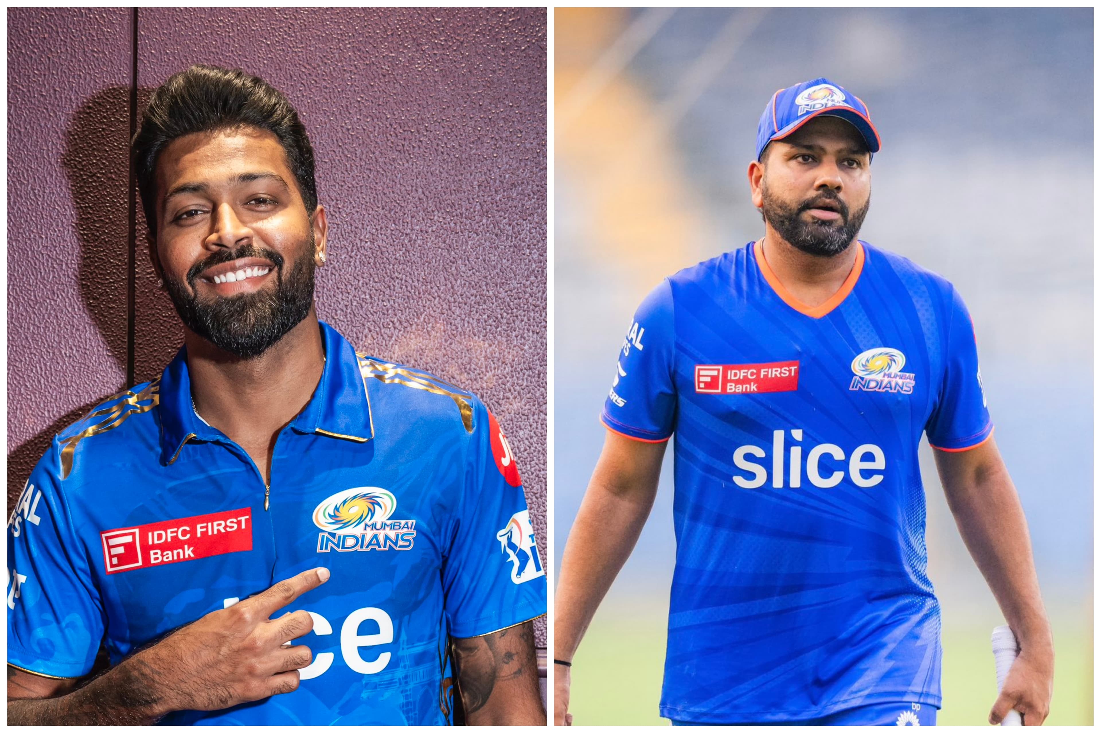 Hardik Pandya and Rohit Sharma