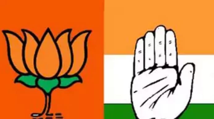 ਕਾਂਗਰਸ ਅਤੇ ਭਾਜਪਾ, ਦੇਸ਼ ਦੀਆਂ ਦੋਵੇਂ ਪ੍ਰਮੁੱਖ ਰਾਸ਼ਟਰੀ ਪਾਰਟੀਆਂ ਹਨ