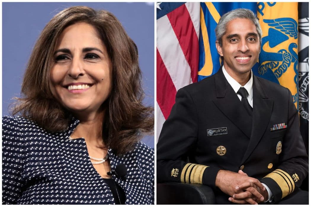 Neera Tanden and Vivek Murthy 