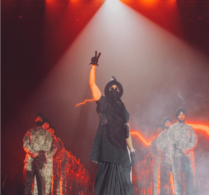 Diljit Dosanjh on stage 