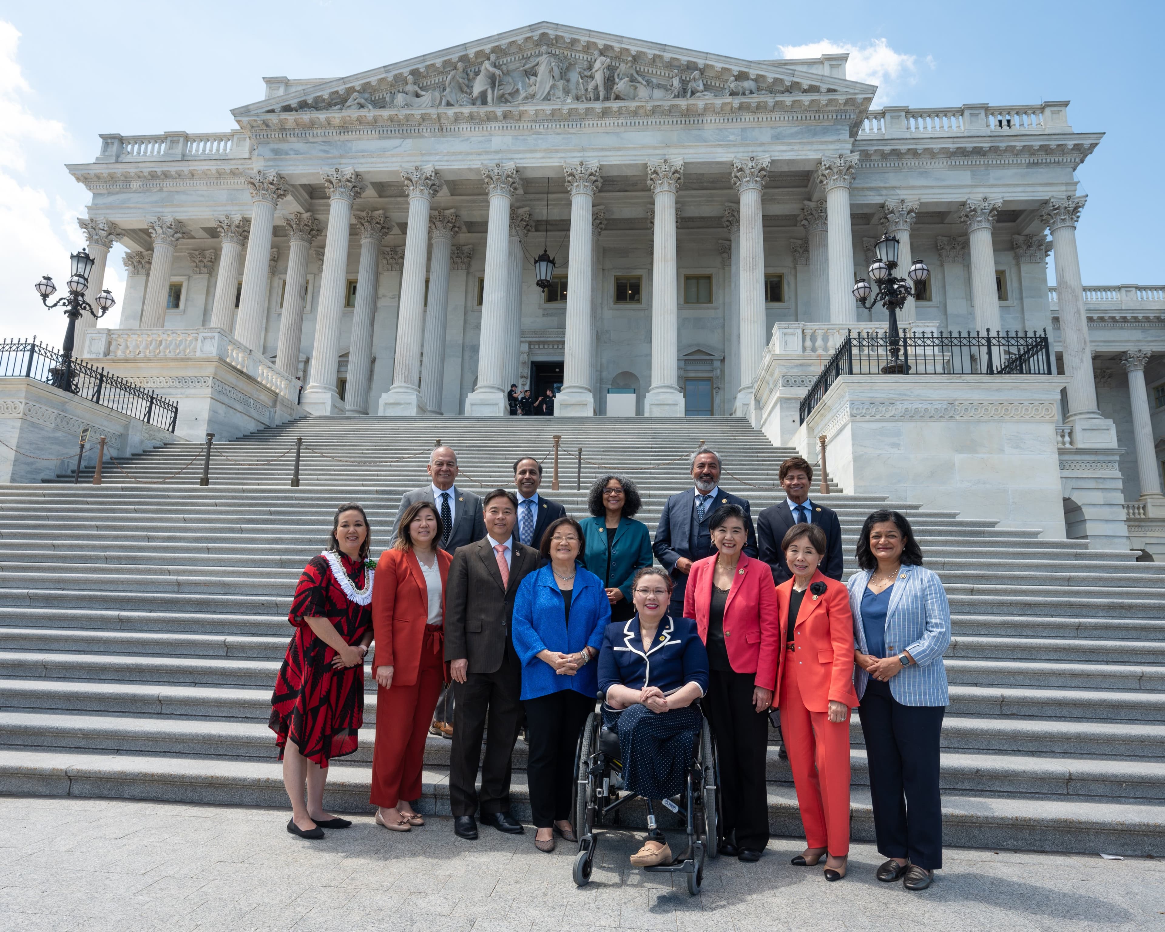 Members of the CAPAC and Democrat leaders honor the AANHIPI month 