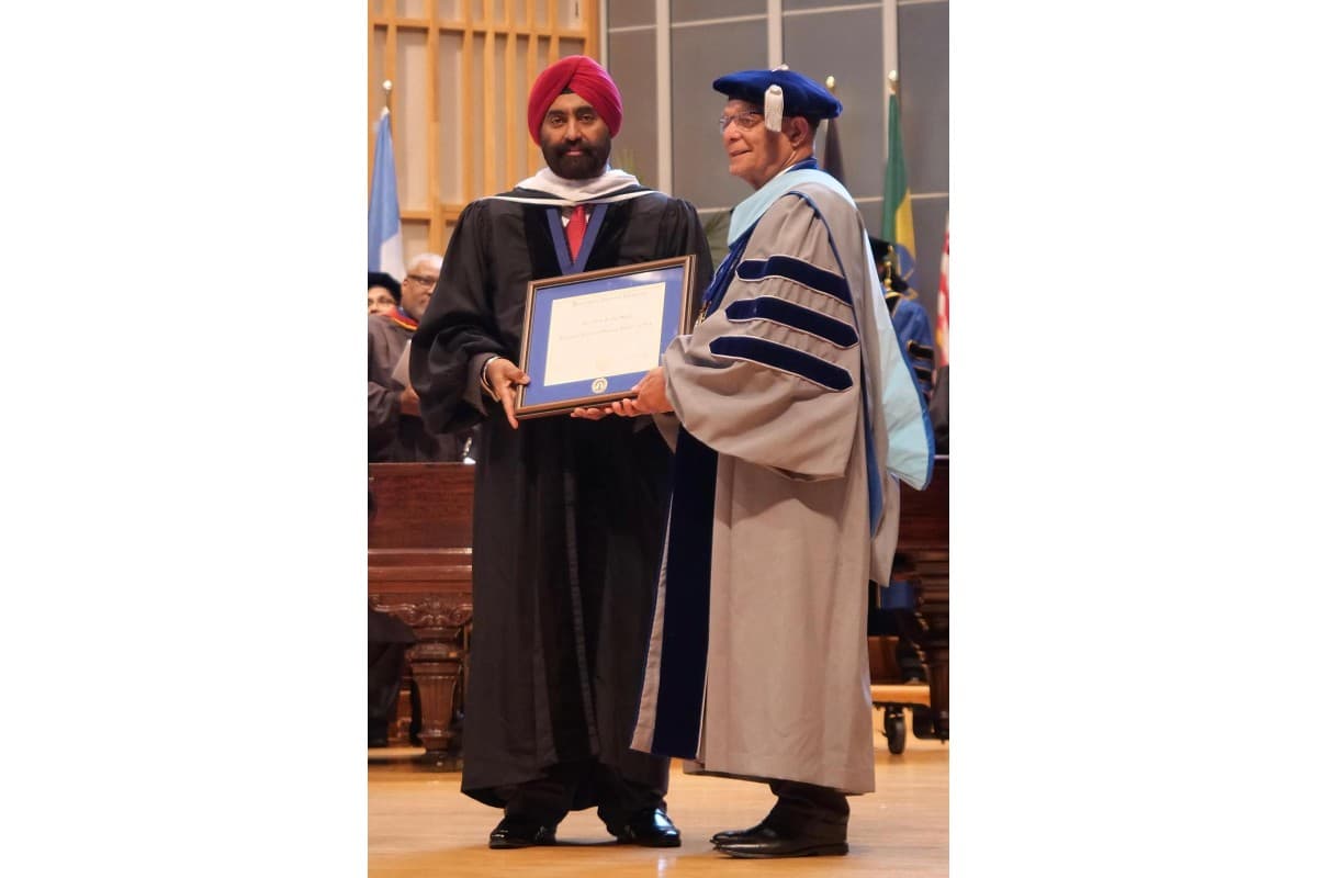 Indian-American Jesse Singh gets felicitated at the event