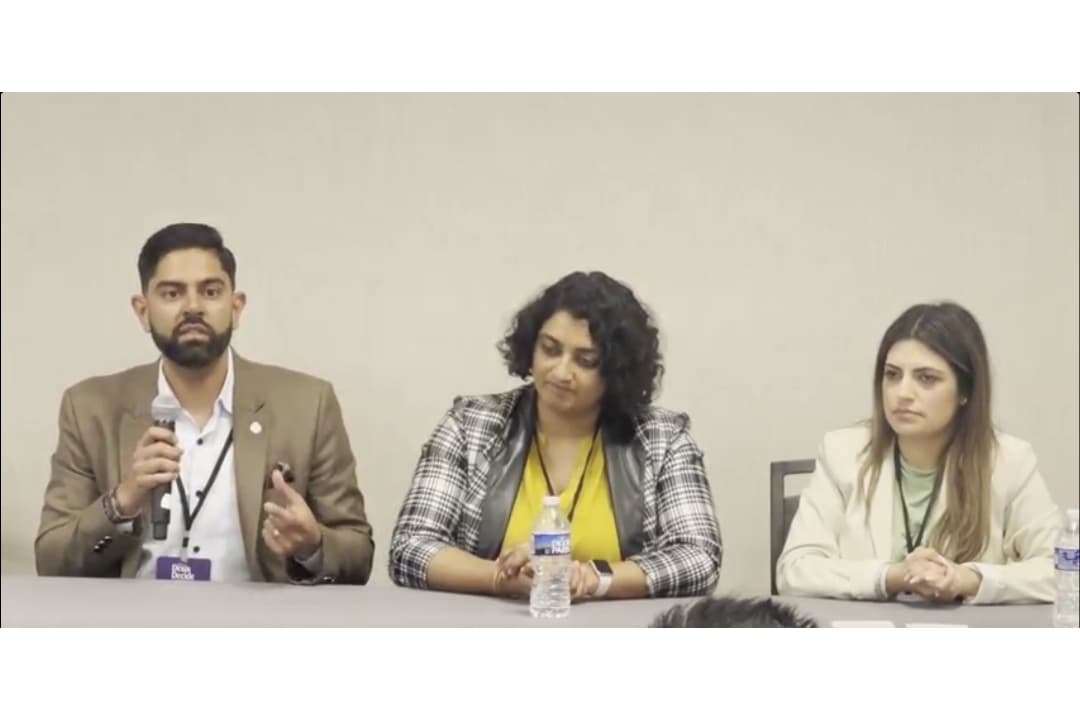 Ranjeev Puri, Megan Srinivas and Sophia Anwar.