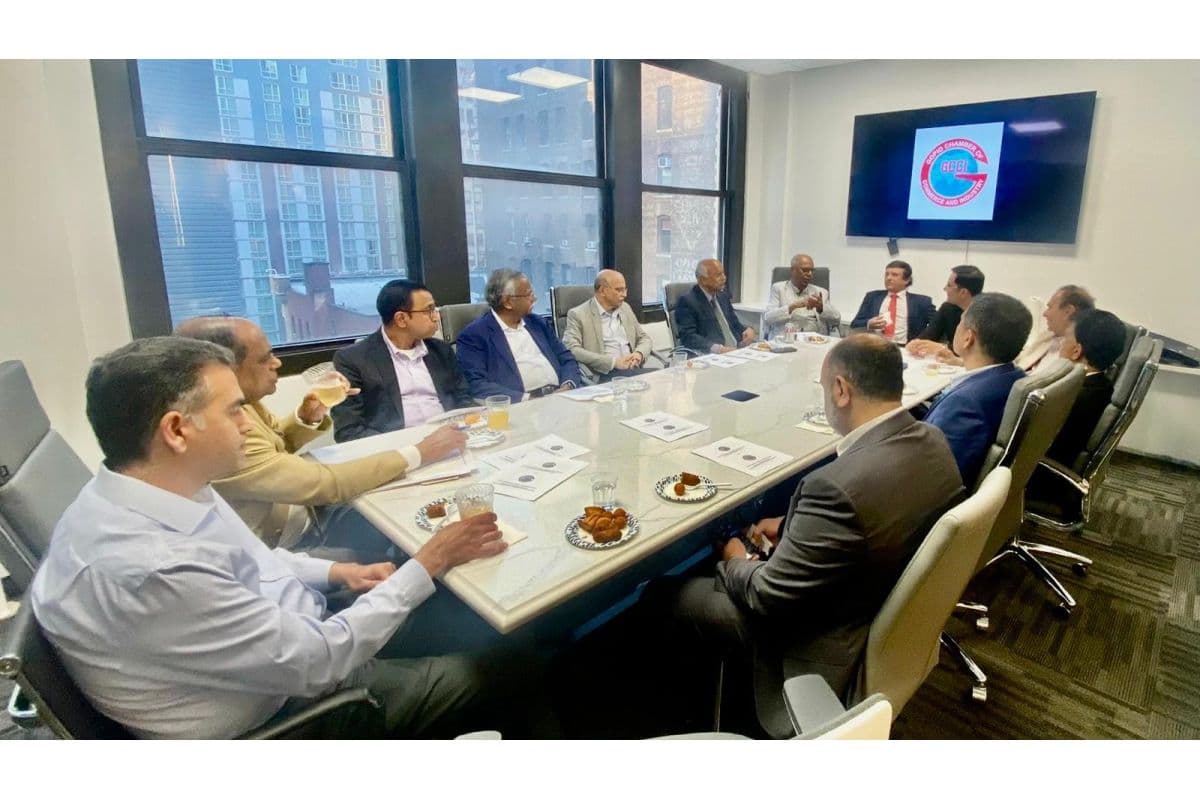 Participants at GCCI's meeting