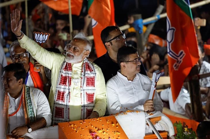 વડાપ્રધાન નરેન્દ્ર મોદી એક રેલી દરમ્યાન (ફાઇલ ફોટો)