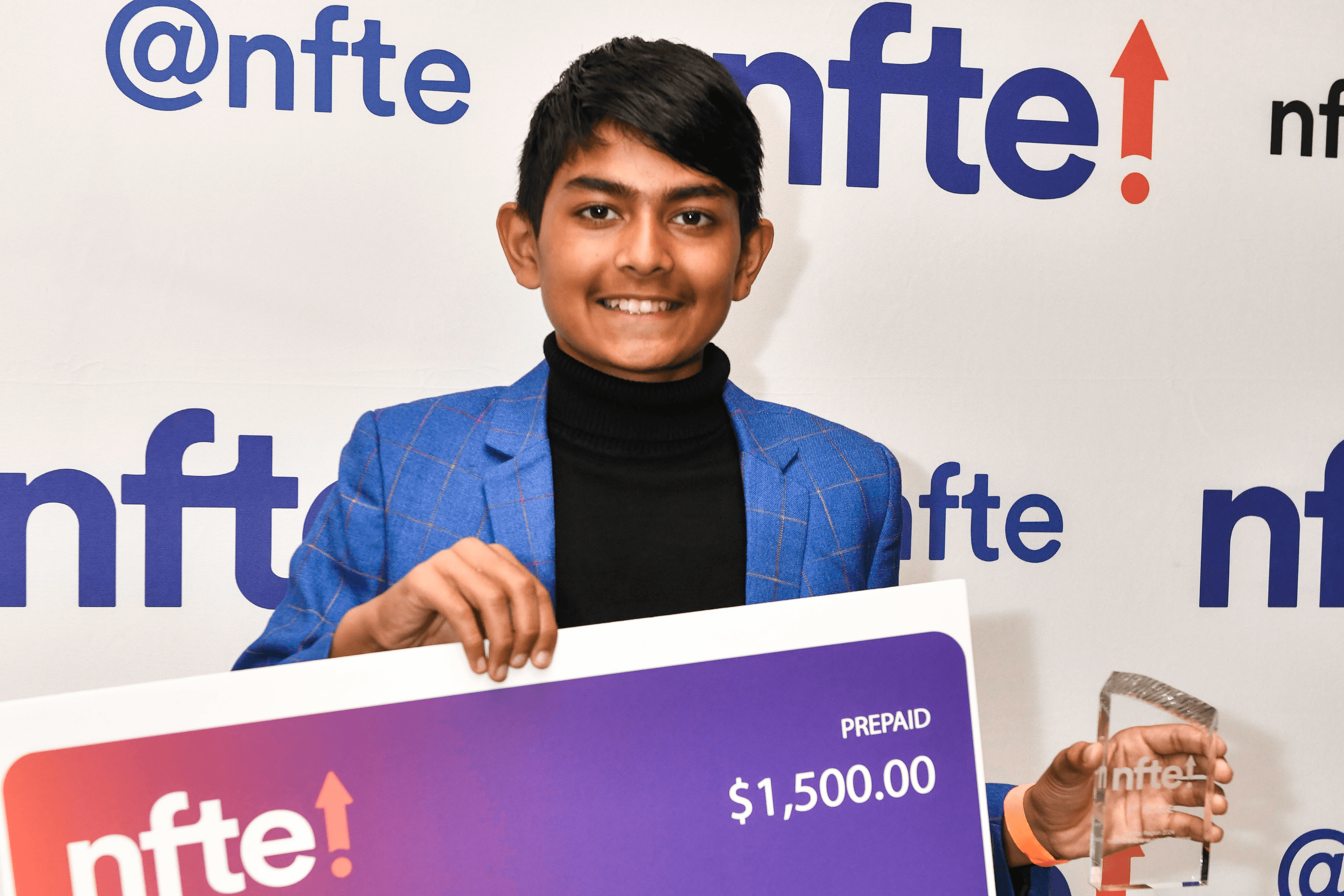 Atman Patel from Francis Scott Key Elementary/Middle School took first place in the June 12 Capital Youth Entrepreneurship Challenge 