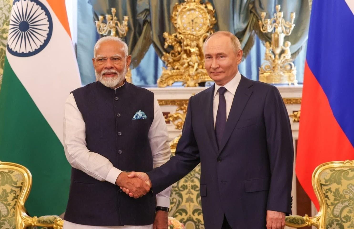 पीएम मोदी ने हाल ही रूसी यात्रा के दौरान राष्ट्रपति पुतिन से मुलाकात की थी