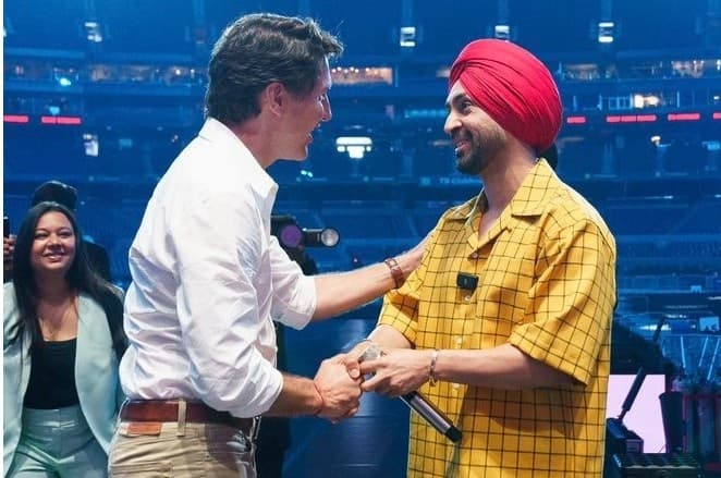 ਟੋਰਾਂਟੋ ਸਟੇਡੀਅਮ ਵਿੱਚ ਦਿਲਜੀਤ ਦੋਸਾਂਝ ਦੇ ਸ਼ੋਅ ਦੌਰਾਨ ਕੈਨੇਡੀਅਨ ਪੀਐਮ ਦੀ ਮੁਲਾਕਾਤ ਹੋਈ
