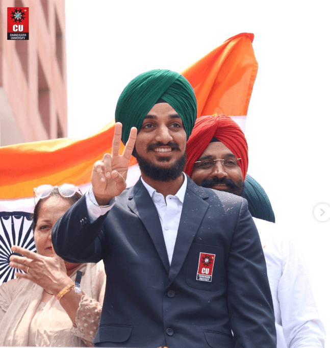 ਯੂਨੀਵਰਸਿਟੀ ਨੇ ਅਰਸ਼ਦੀਪ ਦੇ ਸਵਾਗਤ ਵਿੱਚ ਕੋਈ ਕਸਰ ਬਾਕੀ ਨਹੀਂ ਛੱਡੀ