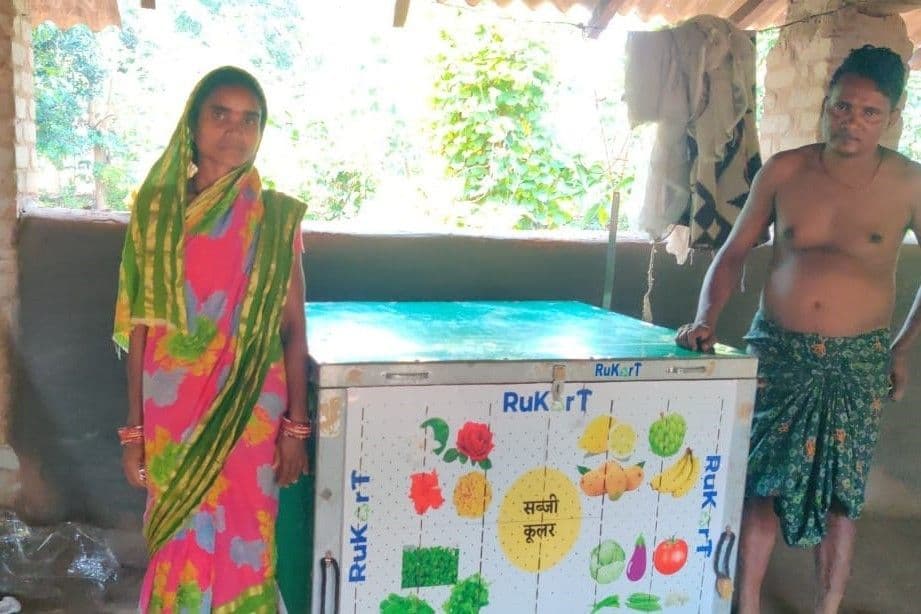 WHEELS Zero Energy Solution - The Subjee Cooler by RuKart for Small Farmers and Retailers