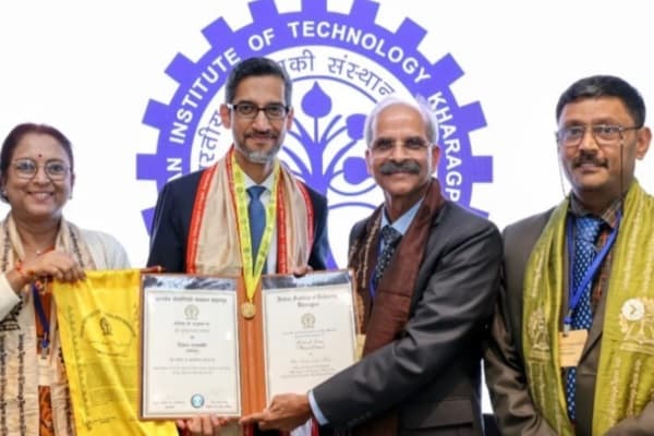 IIT ખડગપુર દ્વારા સુંદર પીચાઈનું સન્માન કરાયું