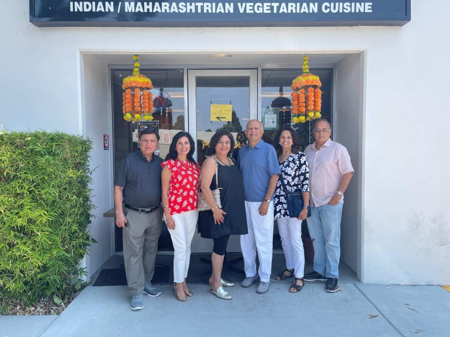 Friends eat Maharashtrian brunch at Puranpoli