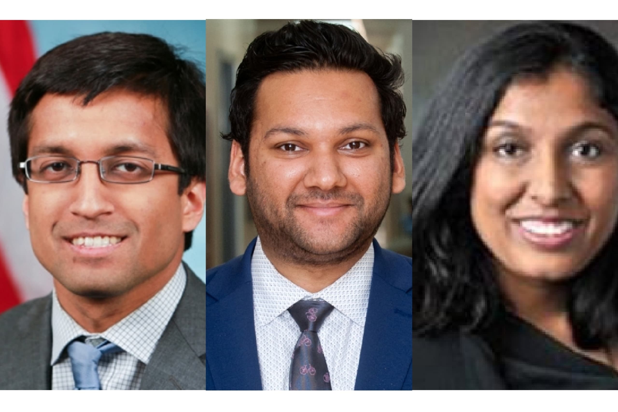 (L-R) Parimal Garg, Amol Sinha and Henal Patel. 