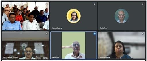  WHEELS Global Foundation and Spoken Tutorial- IIT Bombay organised a workshop on Moodle LMS for faculty members and teachers of Shree Kaljibhai R. Katara Arts College, Shamlaji, to enhance teaching methodology.