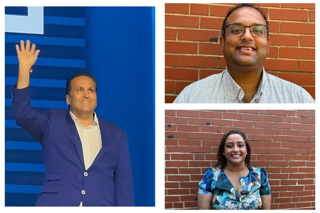 Ajay Bhutoria, Ram Villivalam and Sujan Patel.