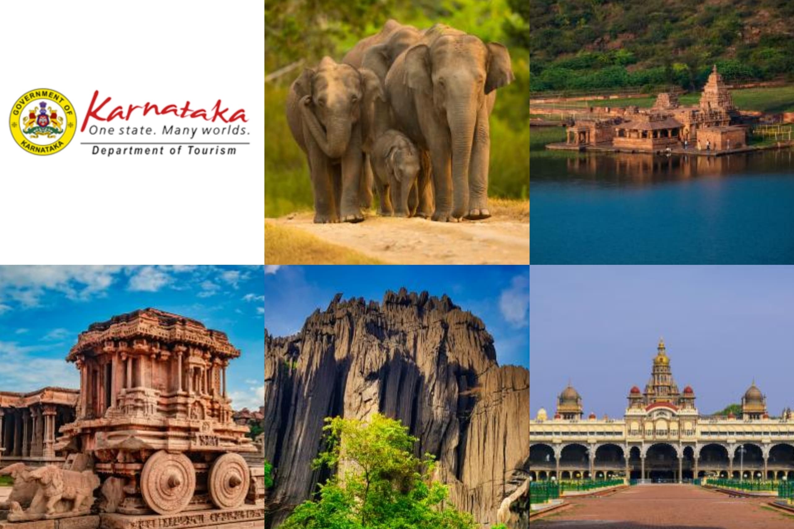 Tourist attractions of Karnataka. 
