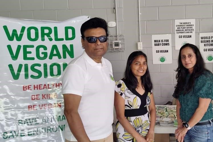 World Vegan Vision booth at the expo