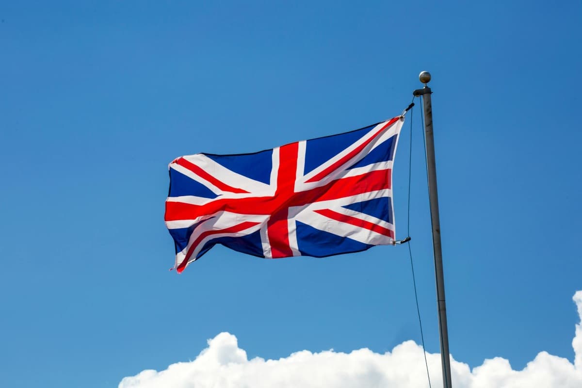 British flag.