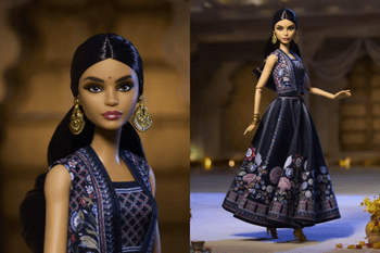 ભારતીય લેહંગા માં બાર્બી