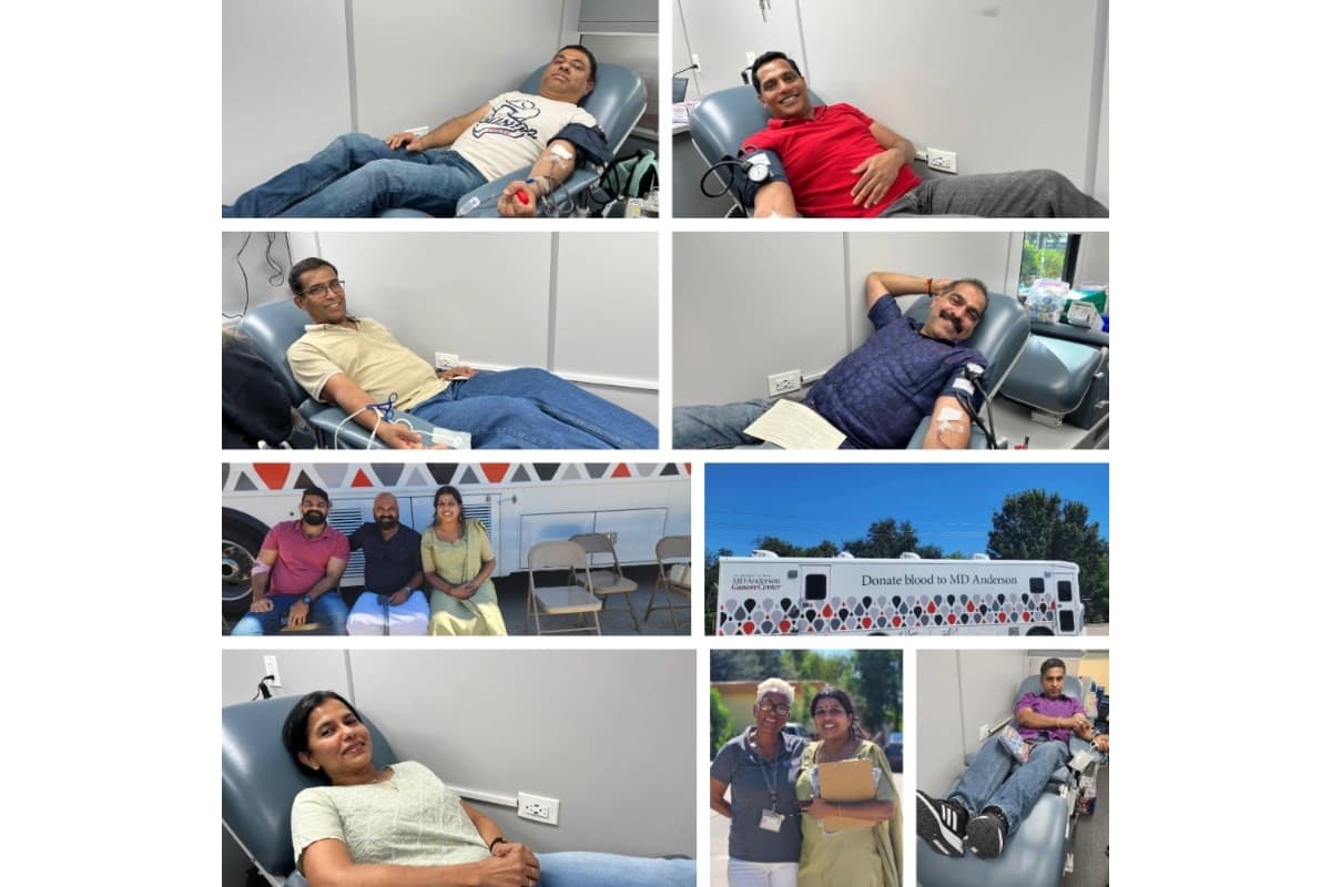 MD Anderson Cancer Center hosted a blood donation drive.