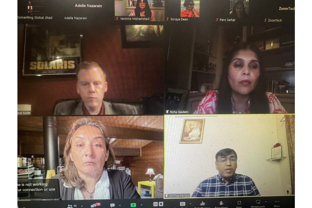 Panelists in the webinar.