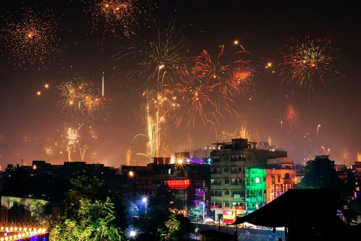 દિવાળીની ઉજવણી