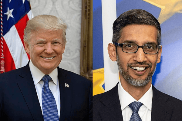 Donald Trump/ Sundar Pichai 