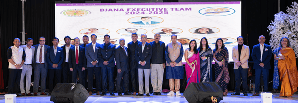 ન્યૂ જર્સીના રોયલ આલ્બર્ટ પેલેસમાં BJANA દિવાળીની ઉજવણી
