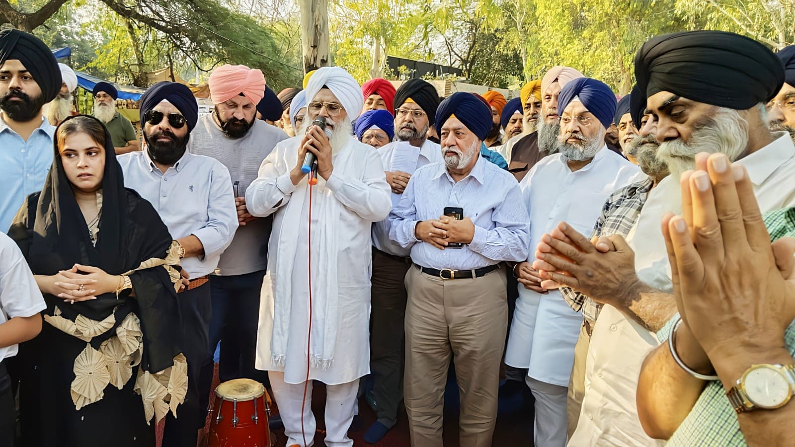 ਤਿਹਾੜ ਜੇਲ੍ਹ ਦੇ ਬਾਹਰ ਬੰਦੀ ਸਿੰਘਾਂ ਦੀ ਰਿਹਾਈ ਲਈ ਹੋਈ ਅਰਦਾਸ