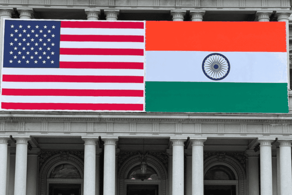 US and India flag