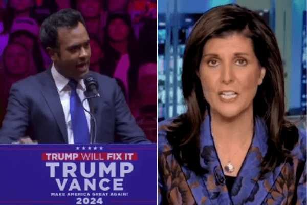 Nikki Haley and Vivek Ramaswamy