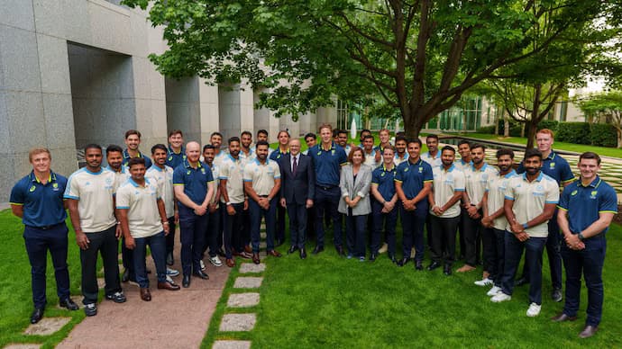 Indian team meets Australian PM.