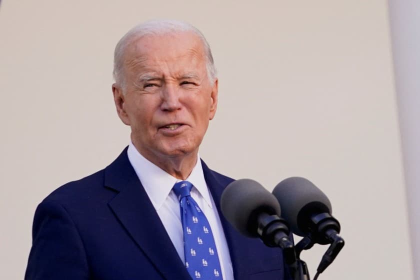 U.S. President Joe Biden delivers remarks from the Rose Garden of the White House in Washington, U.S., November 26, 2024. REUTERS/Nathan Howard/File Photo