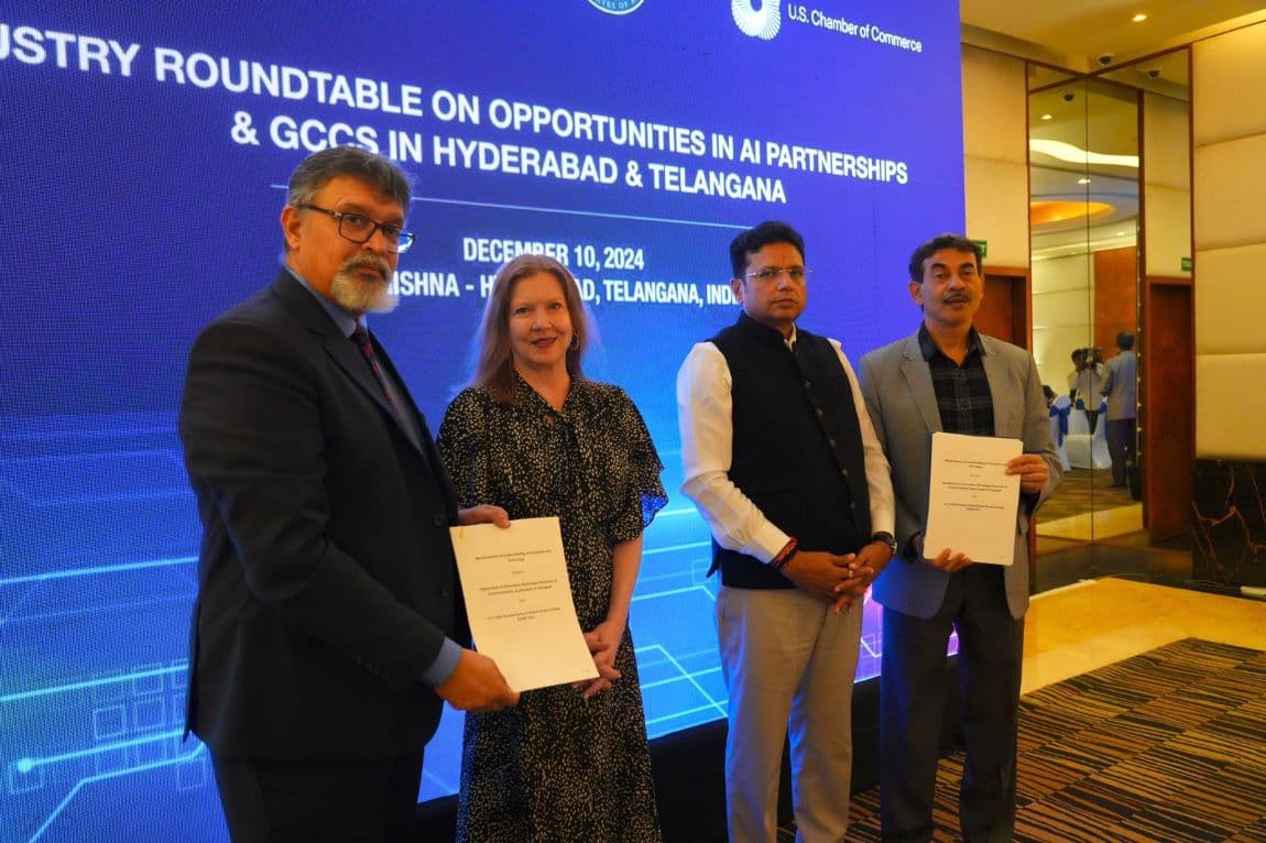 USIBC અને તેલંગાણા સરકાર સાથે સમજૂતી કરાર