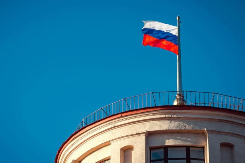 File photo of Russia Flag 