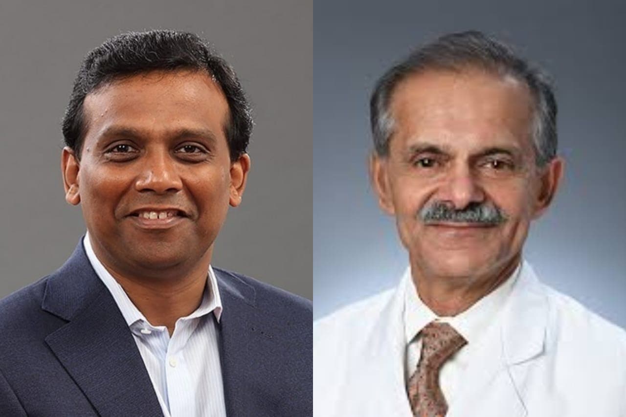 (L-R) Ravi Kumar S (Image - Cognizant), Sharad Lakhanpal (Image - Rheumatology associates)